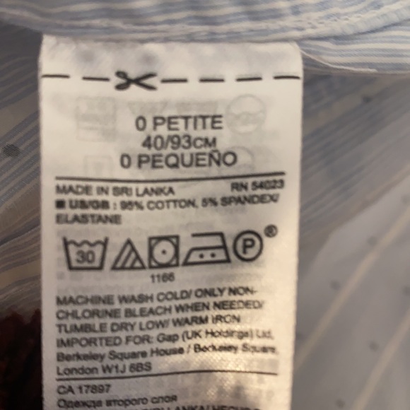 Banana Republic Riley Polka Dot Blouse, Size 0 - Picture 6 of 6